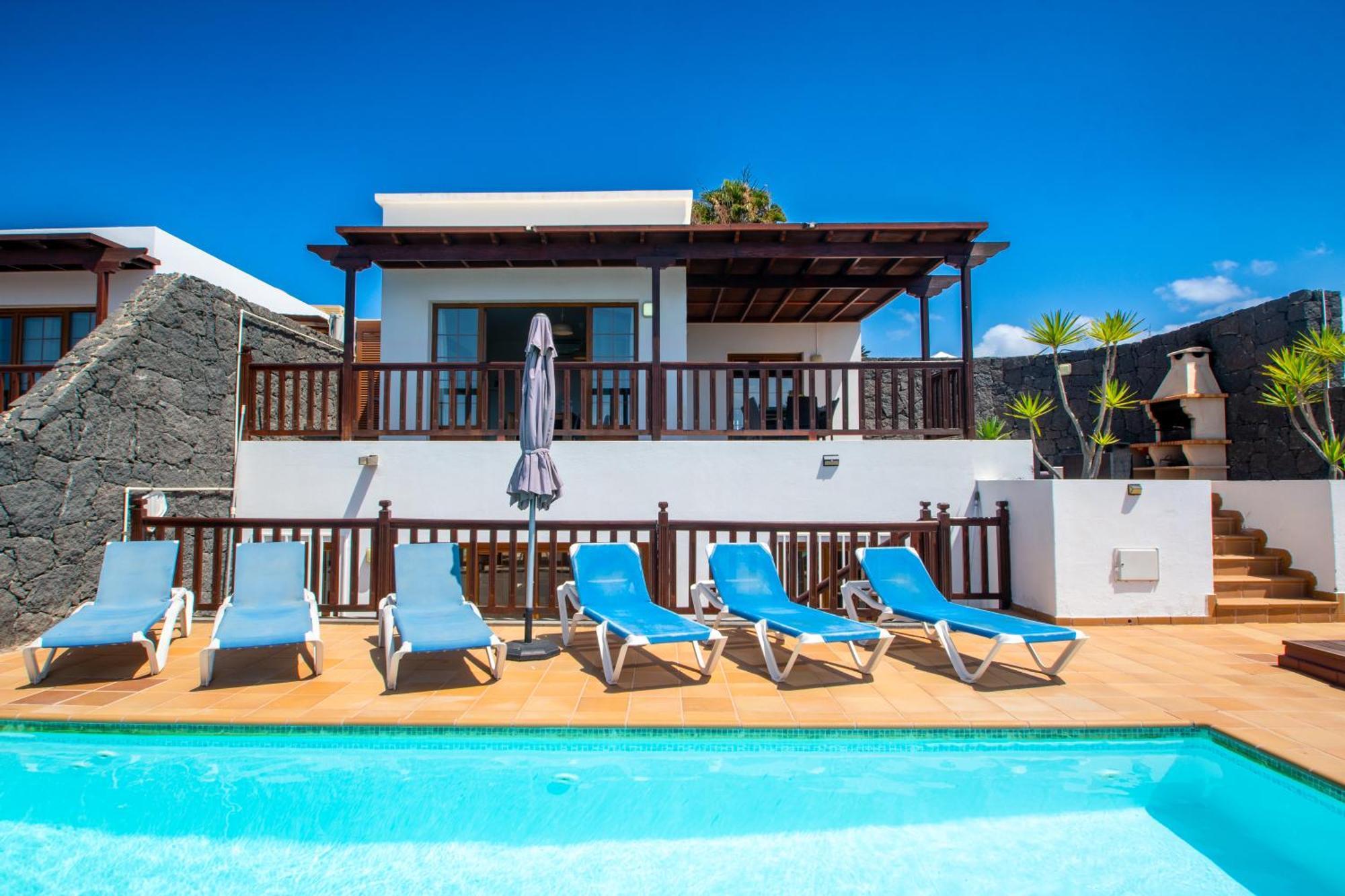 Playa Blanca Vista Lobos Villa With Sea View Exterior photo
